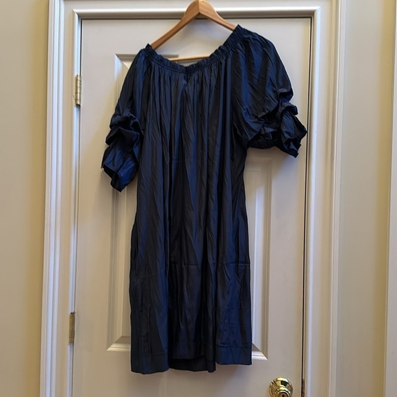 MerSea Tulum Ruffle Dress NWT | size XL Navy Blue - Picture 9 of 9